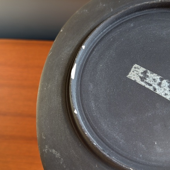 Abstract handcrafted, Italian decorative plate highly collectible, Art pottery - Picture 4 of 4